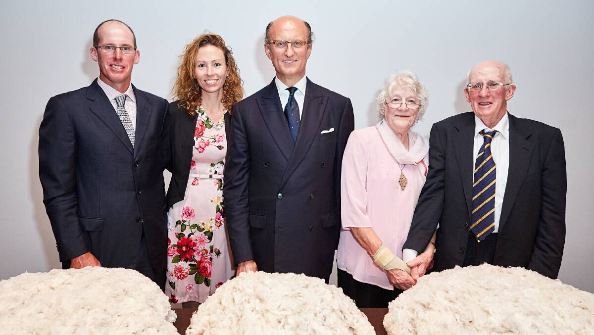 Andrew and Penny Hundy, Count Paolo Zegna, Jill and Ed Hundy at this years Zegna awards. 
