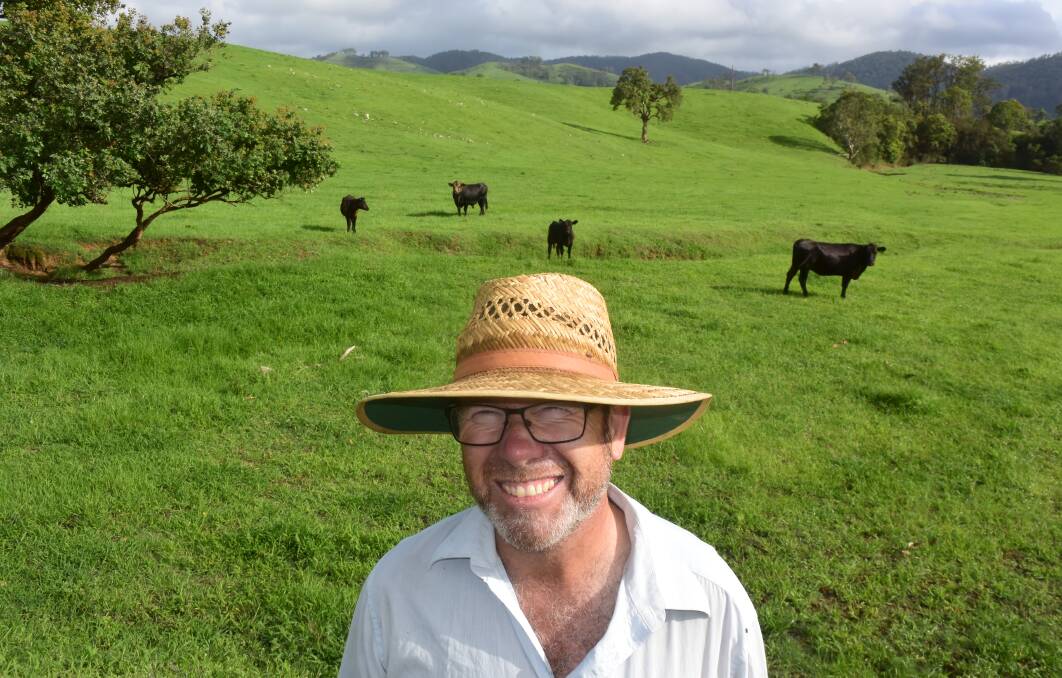 James Hooke, Skibo, on the Gloucester River, with re-growth in his brand new paddocks and cattle ready to take advantage of it.