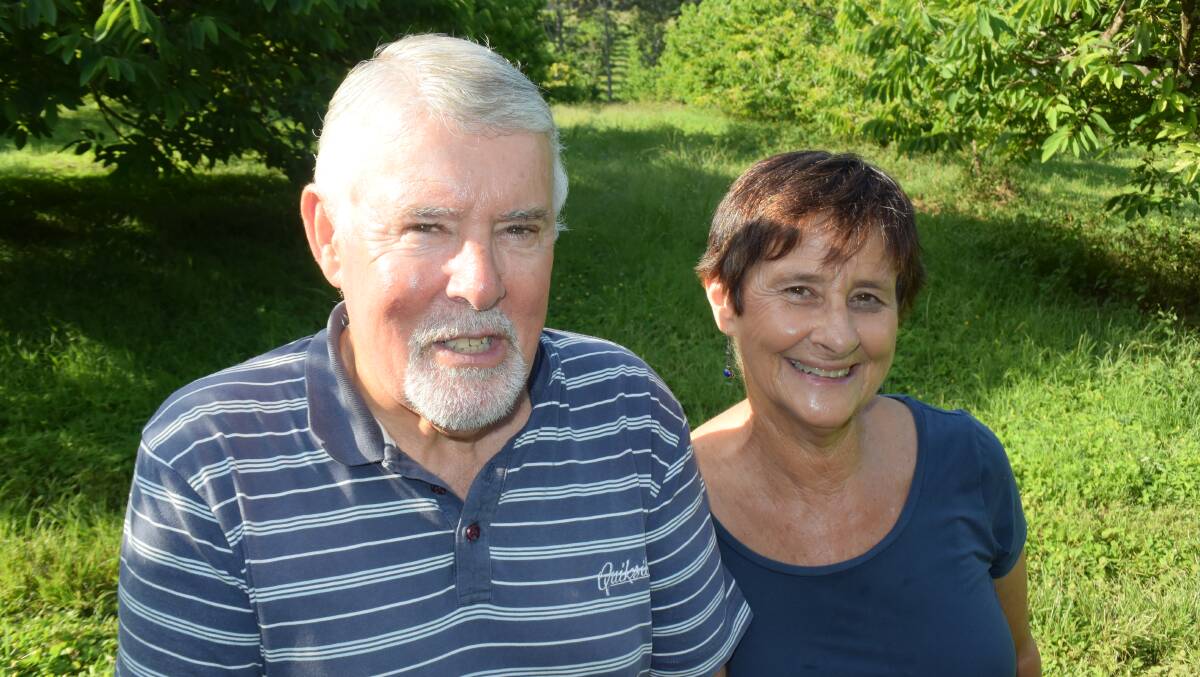 John and Wendy Graham, orchardists at Lindendale near Alstonville, have found success without pesticides or herbicides.