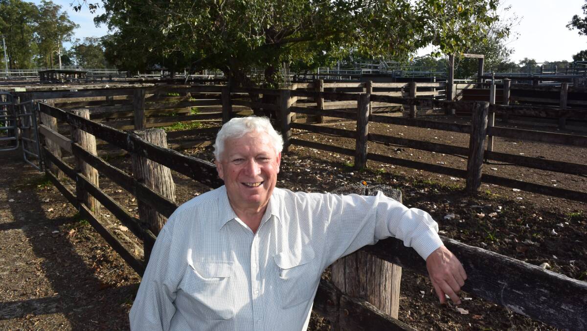 Greg Mitchell, leasholder of the Taree saleyards, pleased to take a step back. Gooch Agencies, Gloucester, will run weekly fat sales and monthly store sales under licence beginning Monday.
