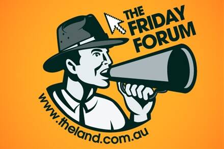 Take part in the Friday Forum at theland.com.au on December 9 at 12pm.