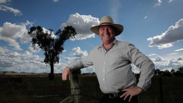 Nationals candidate for New England Barnaby Joyce. Photo: Alex Ellinghausen