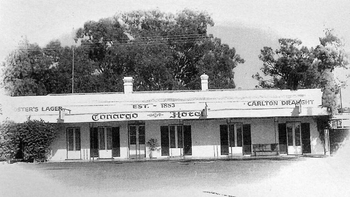 LOOKING BACK: The Conargo Hotel, c1979’s. Photo: Paul Lodge