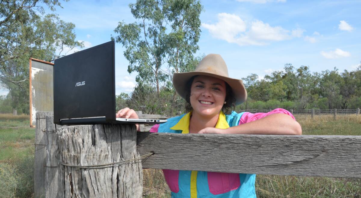 Ally Orchin, "Boyanga", Mungindi, would welcome improvements to her internet connection under the National Broadband Network.