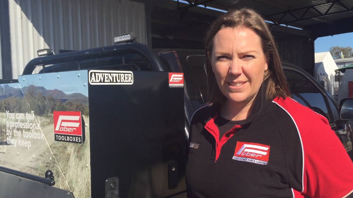 Meet Geraldine Faber, CEO of Faber Toolboxes at Narrabri.