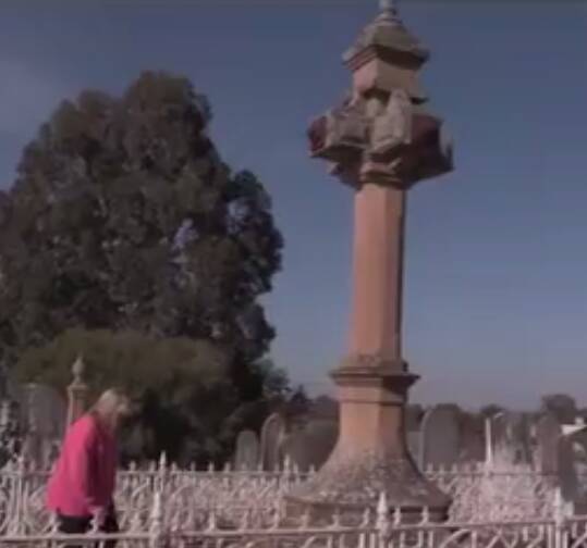 Film still: Wagga council call for answers to a cemetery mystery, centuries old. 