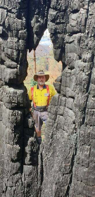 BlazeAid volunteer Robert Duell took three months long service leave to help at the Corryong camp. BlazeAid has continued to work during COVID-19. Photo supplied.