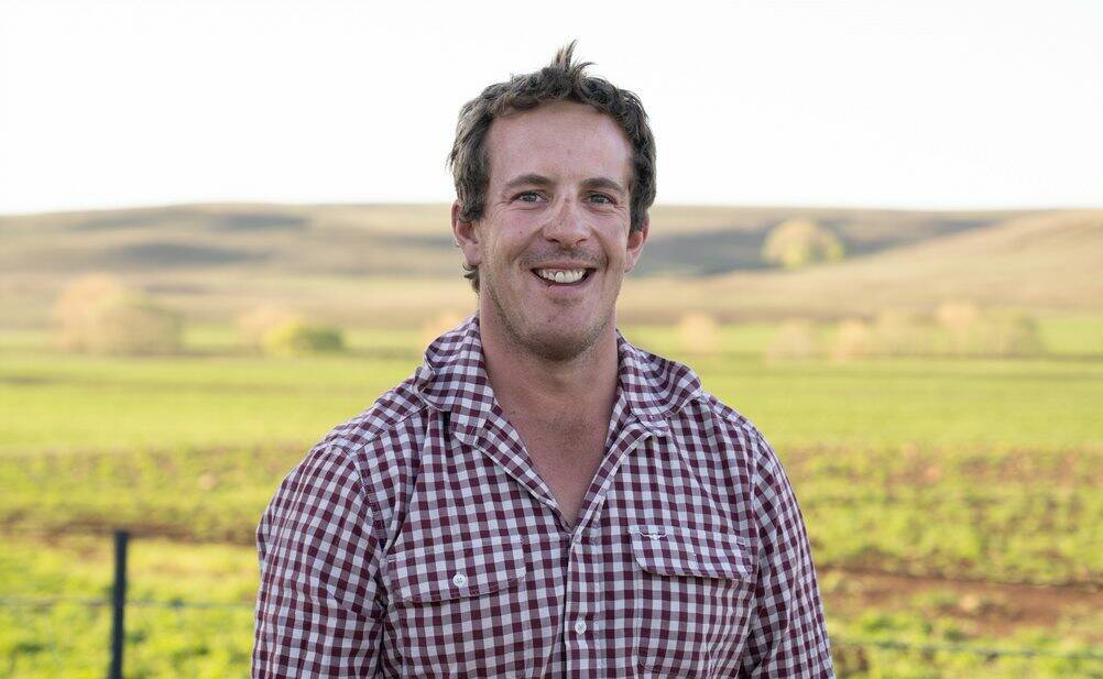 Andrew Rolfe from Cooma will research drought resistance in Merino sheep production. Photo: Nuffield Australia