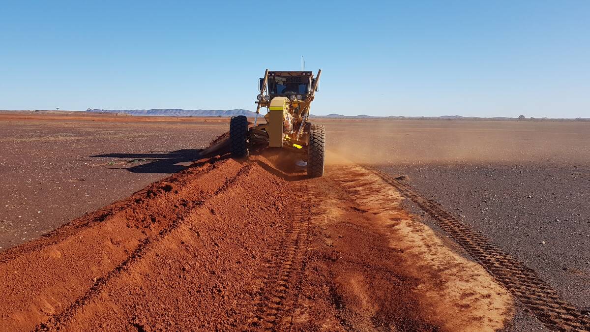 Constructing water ponds. Richard Wilson, Yalda Downs Station said their aim was to return their country to its natural state, before over-grazing, droughts and rabbit plagues took their toll.