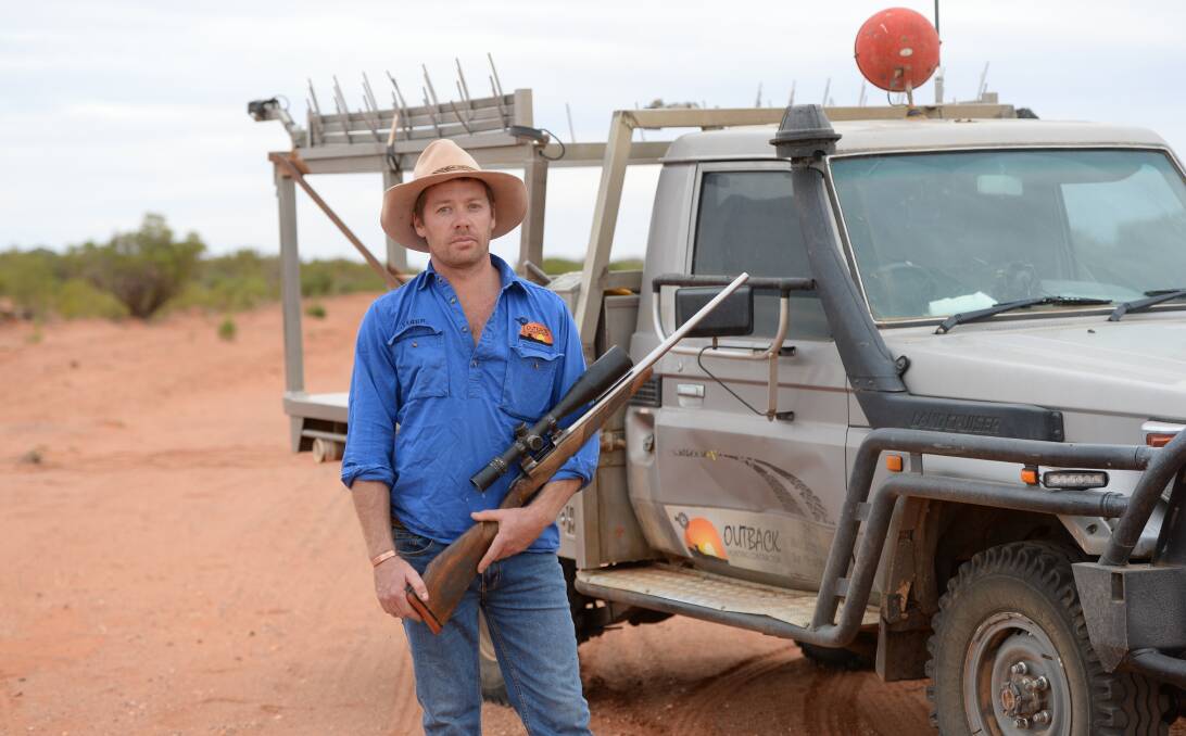 Kangaroo harvester Shaun Mills struggles to make a living. Photos by Rachael Webb.
