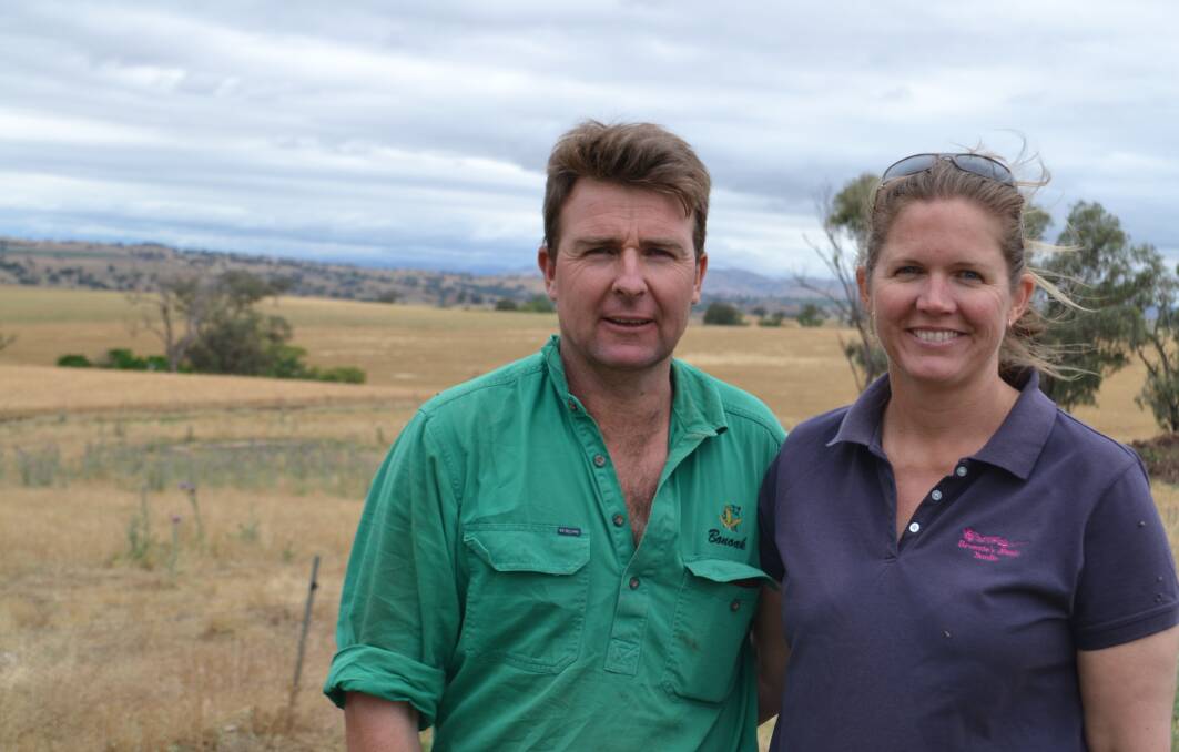 Matt and Bron Ryan, "Bonoak", Harden, say they are just farmers trying to run their business. They were opposed to the piggery next door at Eulie, planned for behind them, on risks it posed to their farm biosecurity.