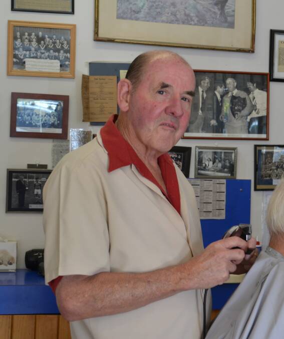 Tony rarely takes a holiday from his barber shop in Cooma, where haircuts for boys are just $10.