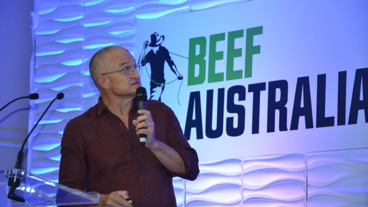 University of New England Animal Genetics and Breeding Unit principal research scientist David Johnston spoke at the Beef 2024 event.