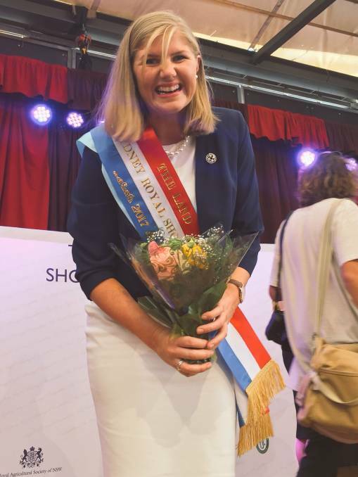 Merriwa's Maisie Morrow won the 2017 The Land Sydney Royal Showgirl competition in April and is urging more women to get involved.