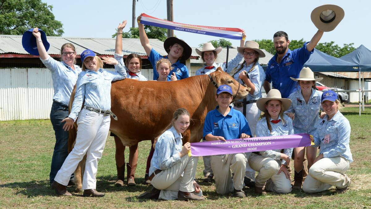 The Northern Schools Steer Competition, Narrabri attracted 250 students. 
