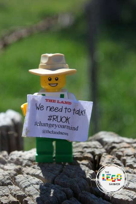 Aimee Snowden, the creator of the Lego Farmer, has been named a finalist in this year's RIRDC Rural Women's Award. 
