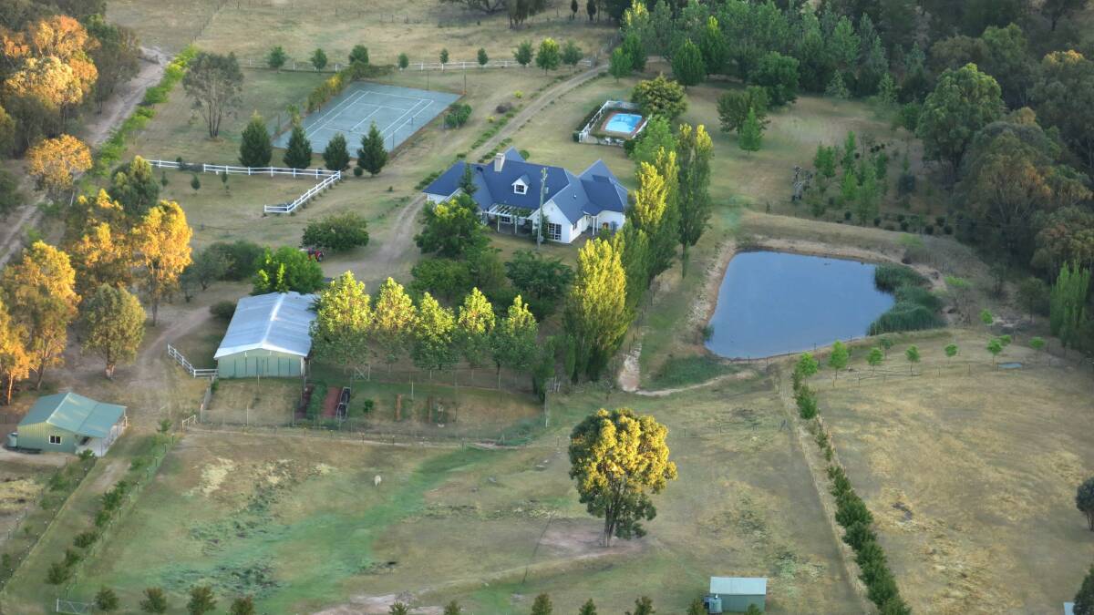 The two homes sit on 93 hectares.