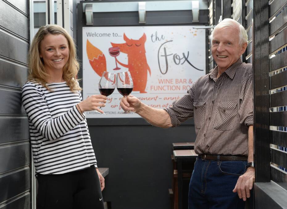 For a top tipple in Walgett head to The Fox Wine Bar. Pictured is the bar's manager Emily Wilson and owner Rod White.