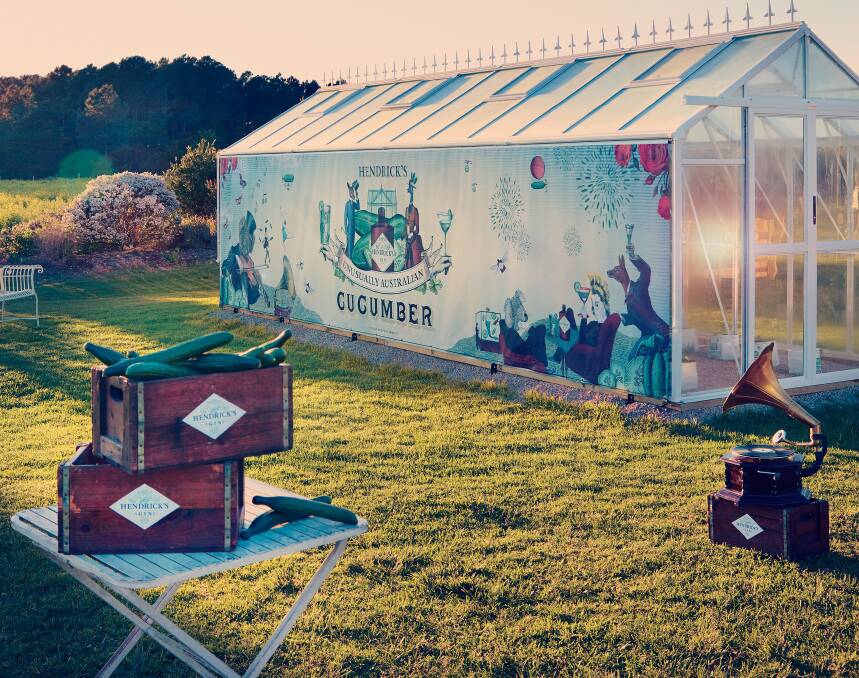 Special ingredients selected by Hendricks Gin fans will be sprinkled on cucumber seeds at a purpose-built greenhouse at the University of Sydney.