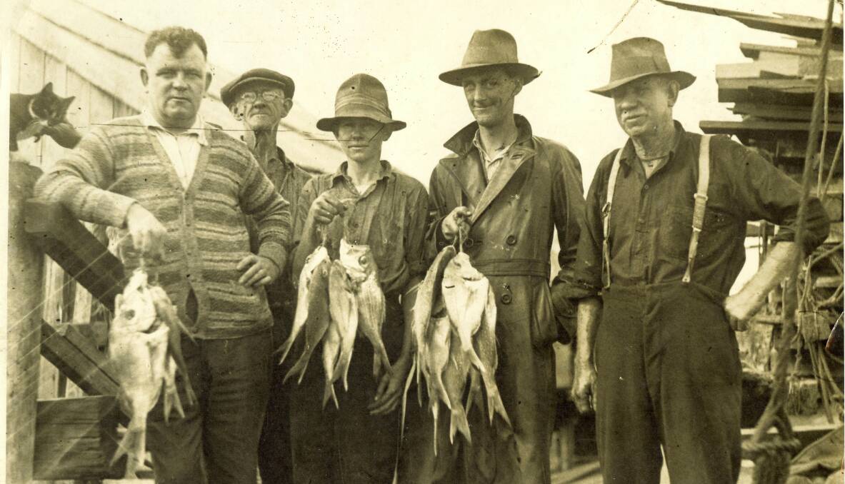 Items like this historical image of Port Macquarie fishermen feature in a collaboration of North Coast museums to showcase the region's heritage. Image courtesy of Port Macquarie Historical Society.
