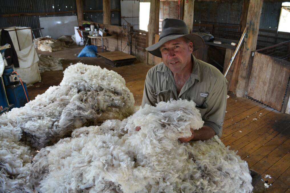 Adrian O'Keefe, "Bungoona", Molong, has decided to retain 170 wether lambs because of the wool market boost and plentiful feed. 