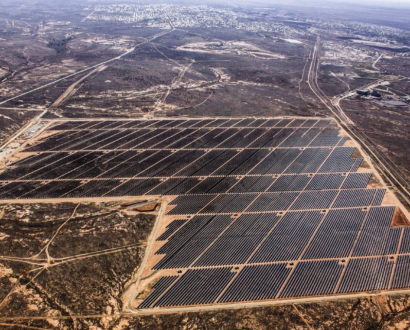 Broken Hill's solar plant.