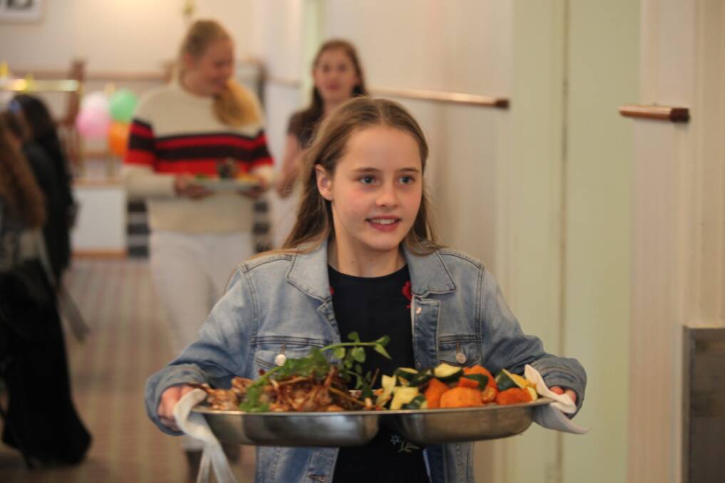 Frensham is highly prized for its school meals program. Pictured is student Charlotte Senior.