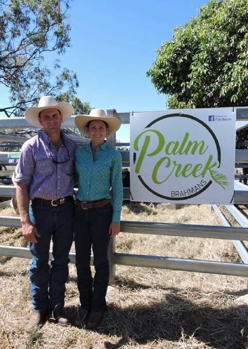 Peter Chiesa with Mariah Chiesa, Palm Creek Brahmans, Ingham, Qld. "Many people don’t really understand genomic developments."