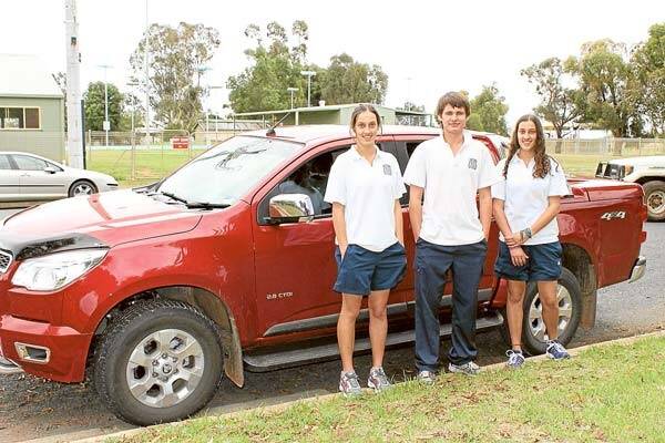 Year 11 Balranald Central School students, Amy and Madison Campbell and Aiden Harding say the Restricted P1 Licence which sees a reduction in the number of driving hours for L-Platers is great, particularly for young drivers in rural and remote areas. 