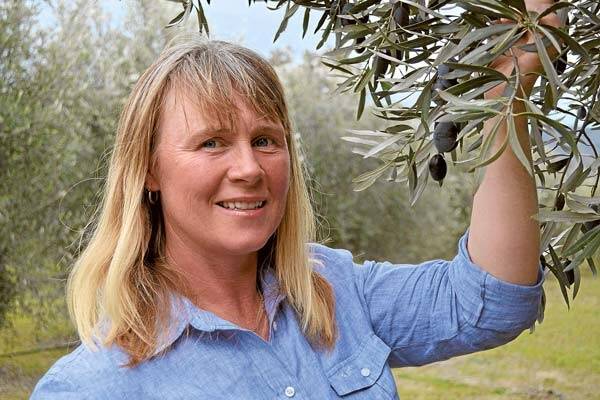 Justine George, "Tanglewood", Moonbi, has taken a different approach to olive oil production,w orking on a biennial fruit cropping system to maximise production.