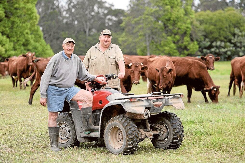 Taree-district dairy farmer Garry Cross and his father Bruce aren't shedding any tears for Coles' bad PR.