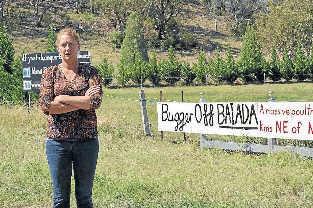 Manilla local Robyn Skelton is concerned about poultry giant Baiada's plans.