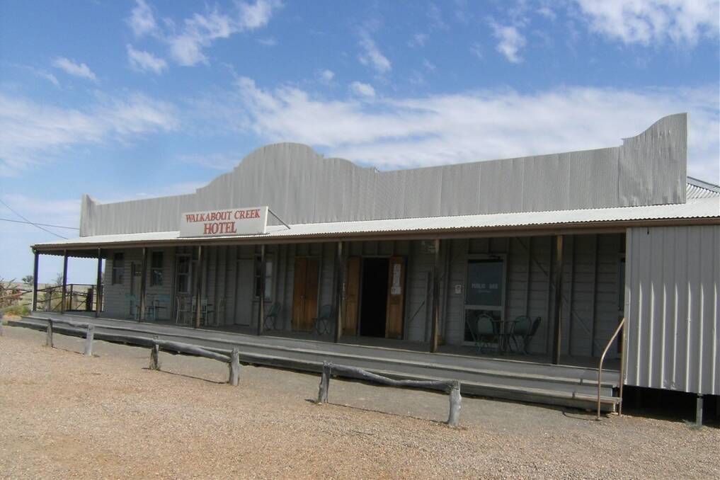 The Walkabout Creek Hotel at McKinlay, Queensland.