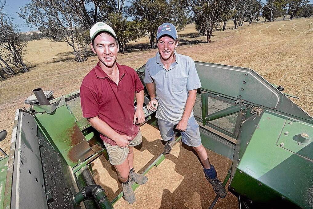 Ben and Joe Dunlop, "Wynoc", Cowra, repesent the fifth generation of the Dunlop family to farm in the Cowra district.