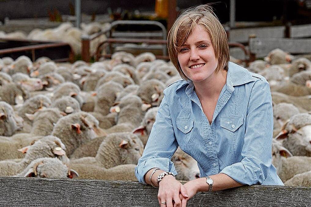 Joanna Newton is studying the genetic and environmental influences on yearling lamb performance.