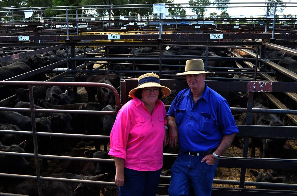 David and Louise Carolan, “Lyndhurst”, Armidale, purchased 12 bulls during Northern Beef Week.