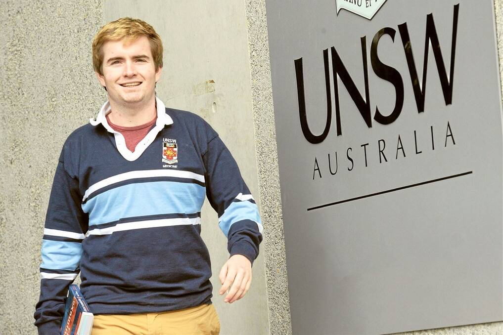 Medical scholarship winner Joseph Carey wants to return to the country to practise upon graduation.