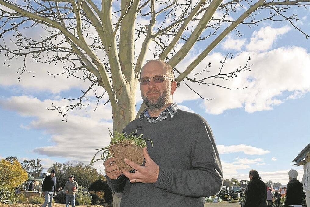 Agricultural ecologist David Hardwick, Black Mountain, presented a talk on soil life at the Mudgee Small Farm Field Days.