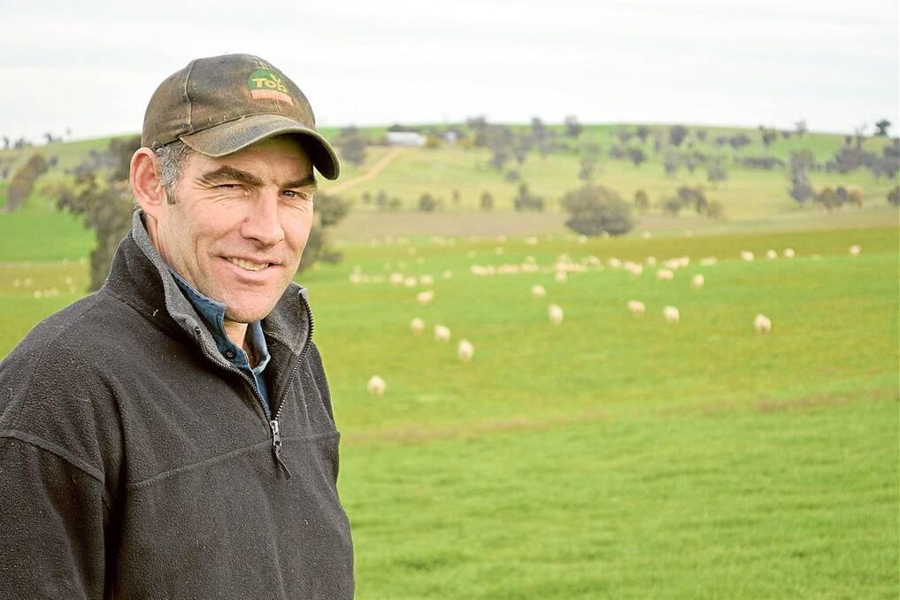 Owen Blake, “Tarandi”, Harefield, since losing 300 ewes eight years ago is vigilant for signs of footrot.