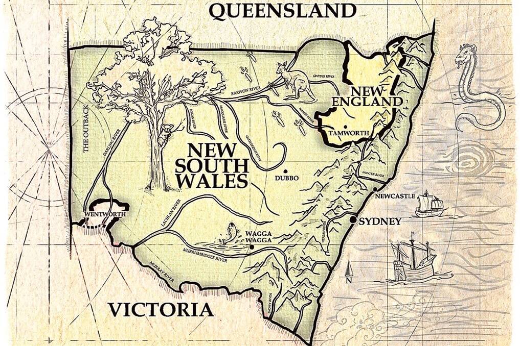 What the new, New South Wales might look like. Art: Josh Hall.