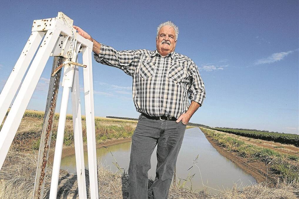 NSW Irrigators chairman Richard Stott, “Avondale”, Whitton. 