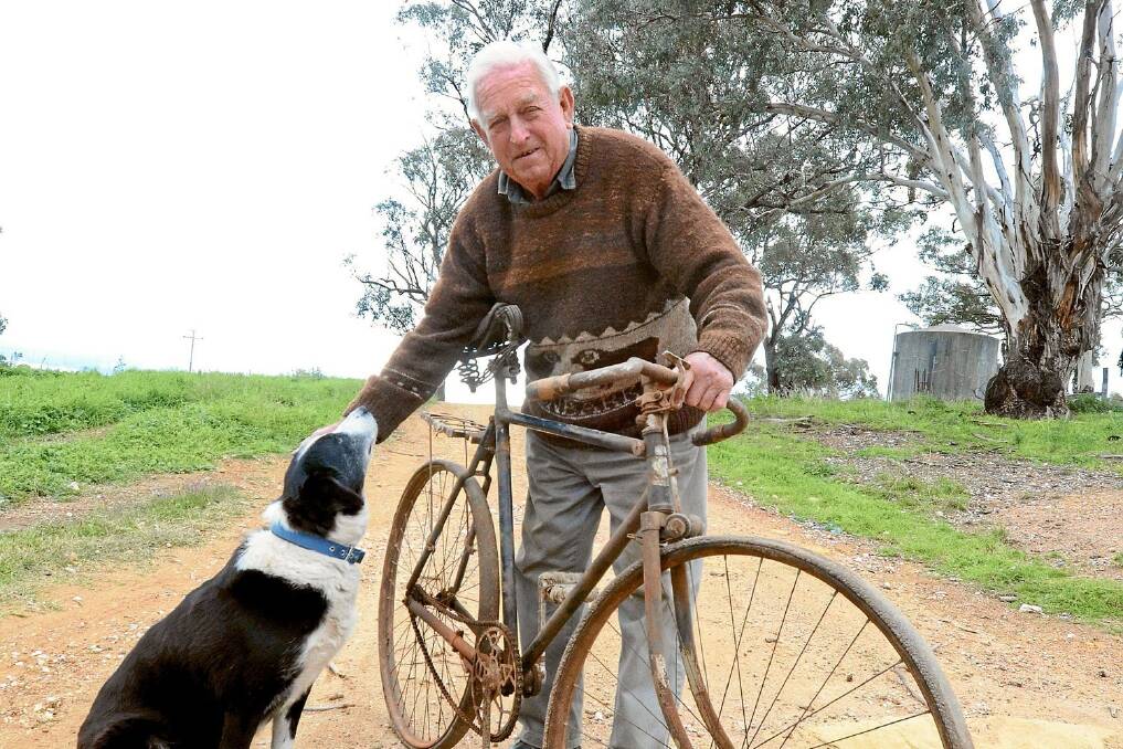 Stuart Town woolgrower Laurie Pope recently retraced one of his grandfather's bicycle journeys to Eulo, Qld.