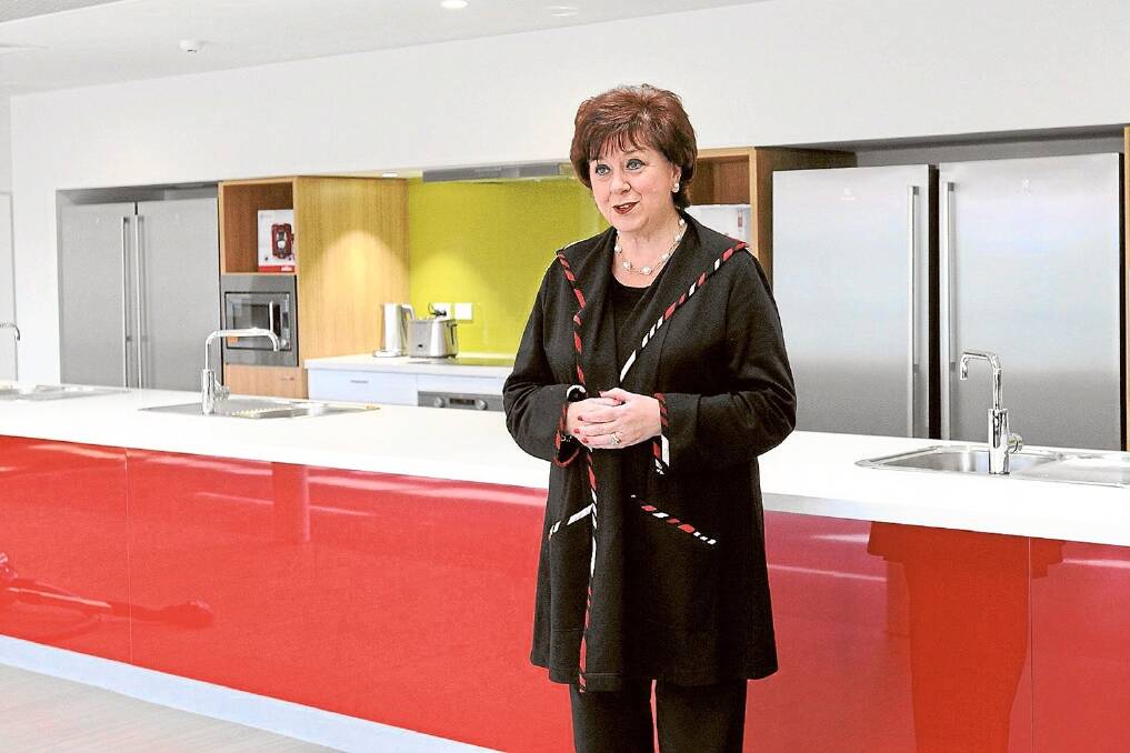 Ronald McDonald House Orange chairperson Joanne Lewis in the kitchen of the new Ronald McDonald House at Orange Base Hospital. Ms Lewis will announce the official opening date of the house at a fundraising ball in September.