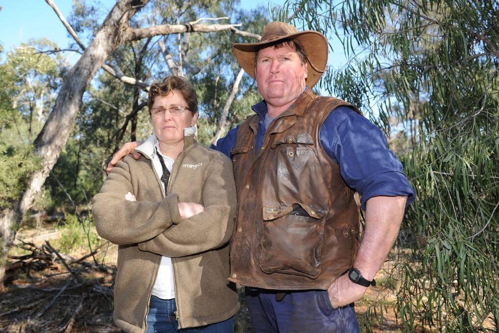Gabrielle and Joe Holmes, “Homeville”, Nyngan, are sceptical about rolling the Native Vegetation Act in with other environmental acts, but have put forward a submission in the hope of finally seeing positive change.