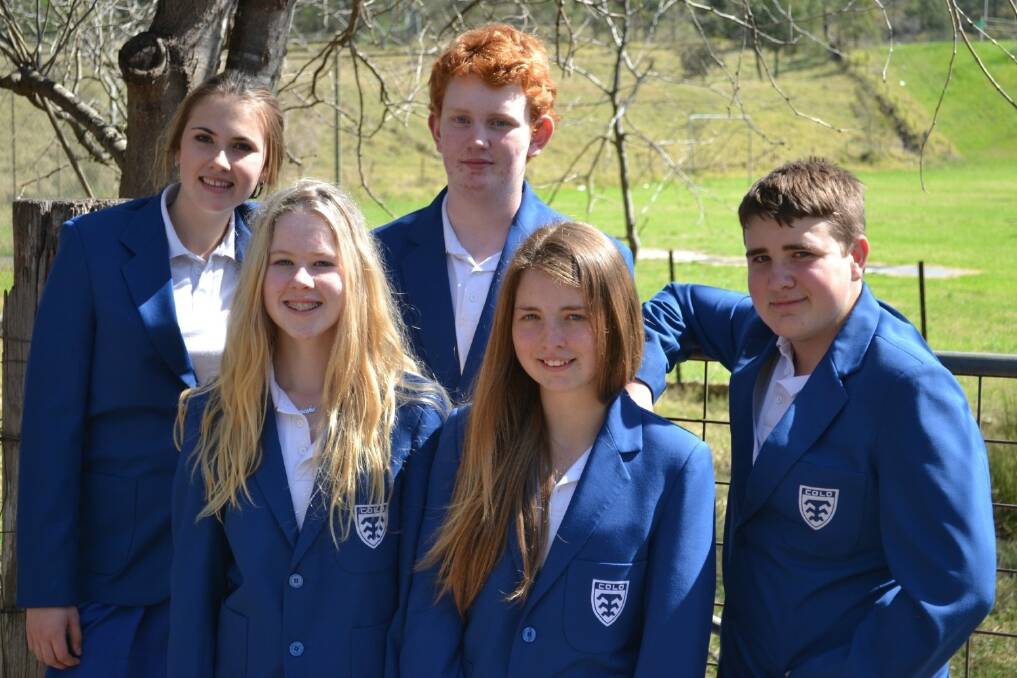 Colo High School at North Richmond was one of the schools who participated in the iSteer competition. Pictured are year 10 students Bec Shoesmith, Moneshe Welsh, Ken Ryan, Alana Wade and Ben Sherratt.