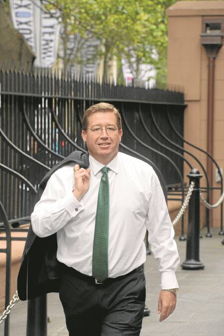 Deputy Premier and National Party leader Troy Grant at Parliament House Sydney.
