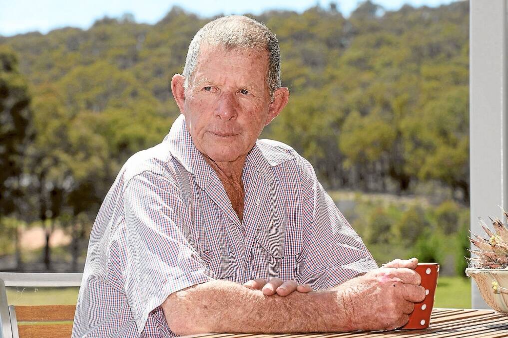 Jeff Green, Brewongle, struggled with managing his farm and looking after his ill wife Pat.