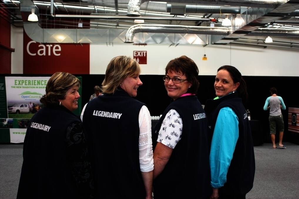Women in Dariy Australia members Donna Clarke, Kempsey; Donna Darley, Dorrigo; Nicole Nicholls, Kyogle, and Jo Cook, Dorrigo, at the New Zealand Dairy Women’s Network conference last year.