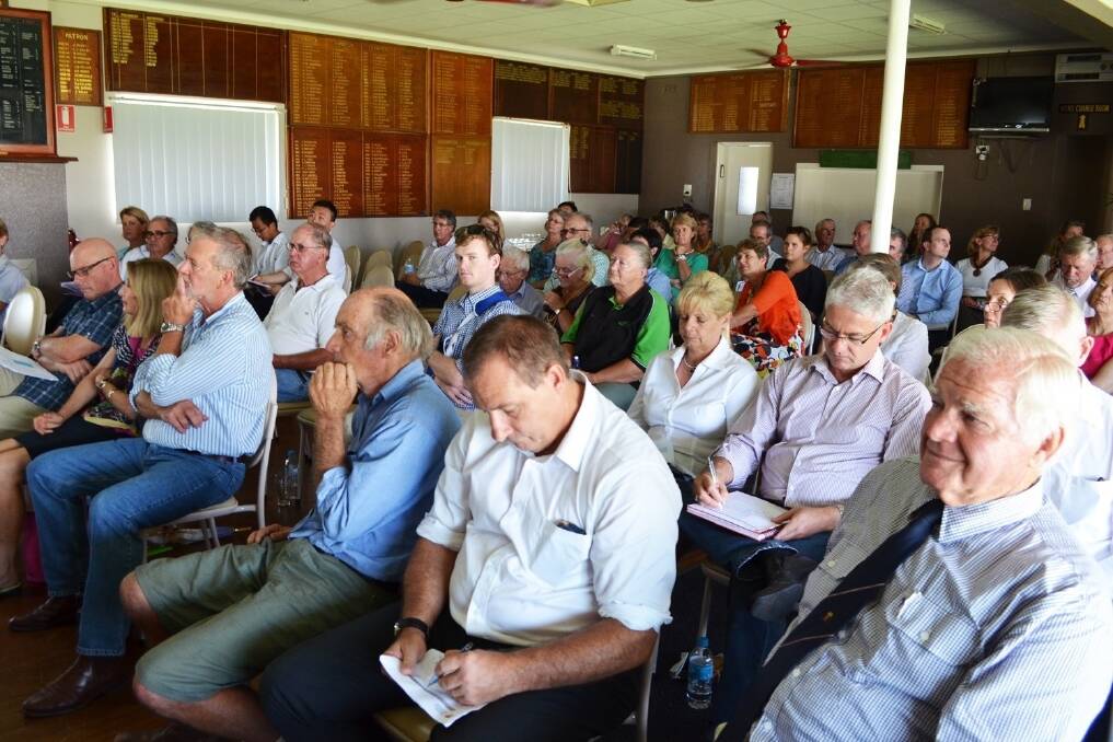About 100 local farmers, business people and community members attended the Planning Assessment Commission meeting at Gunnedah.
