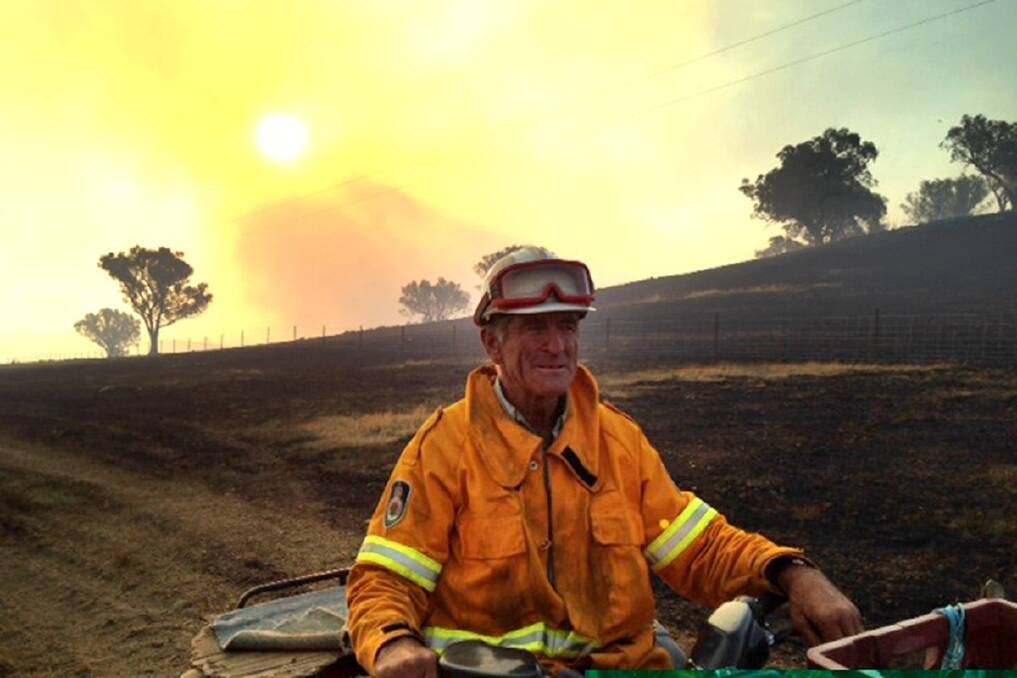 Yass Valley grazier Richard Buckmaster, who lost some country to the Mullion grass fire.